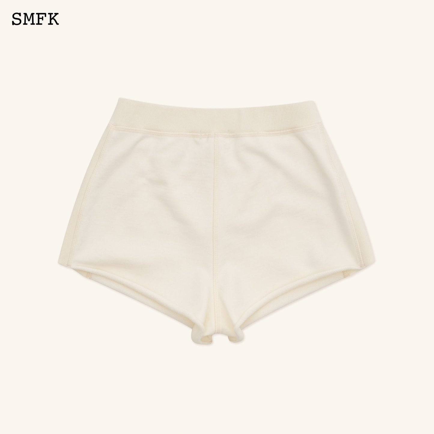 SMFK Compass Rove Stray Slim-Fit Sporty Shorts White