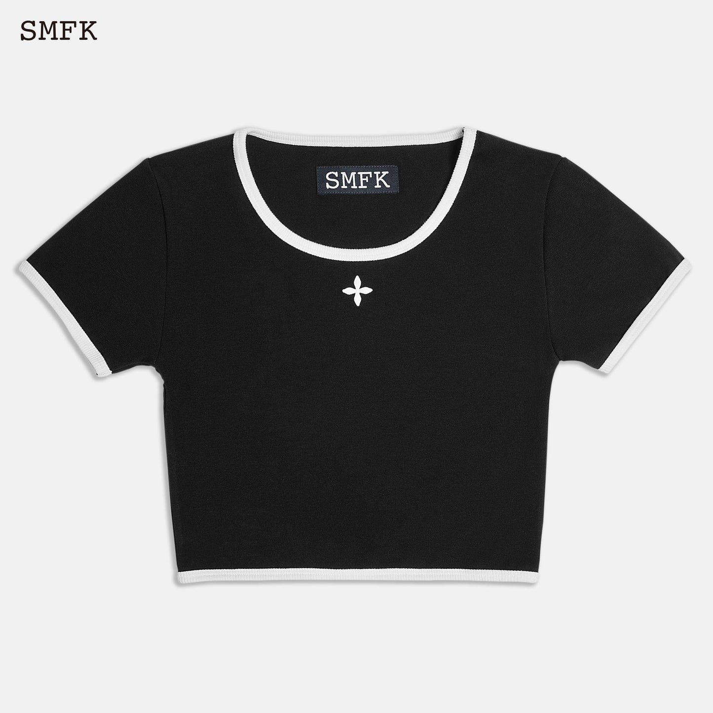 SMFK Compass Vintage Sports Short Body Tee Black