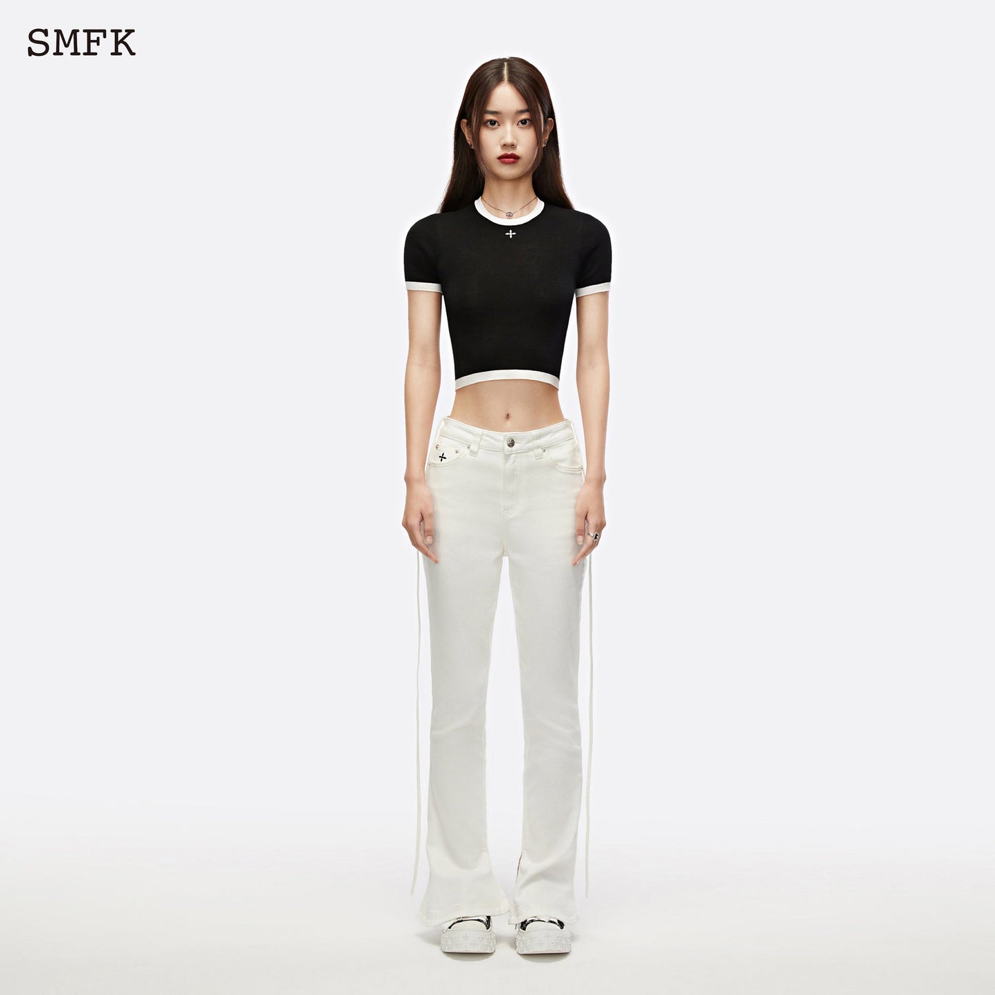 SMFK Compass Vintage Sports Short Body Tee Black