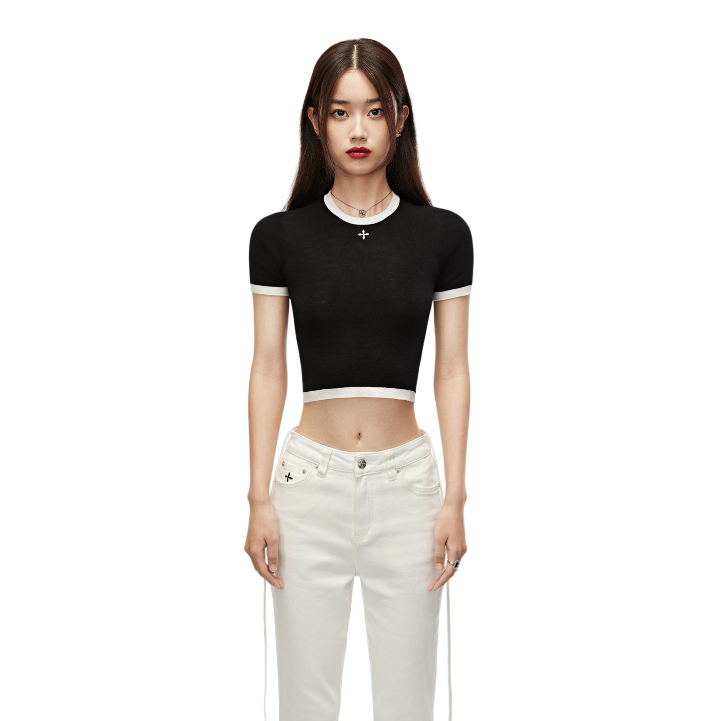 SMFK Compass Vintage Sports Short Body Tee Black