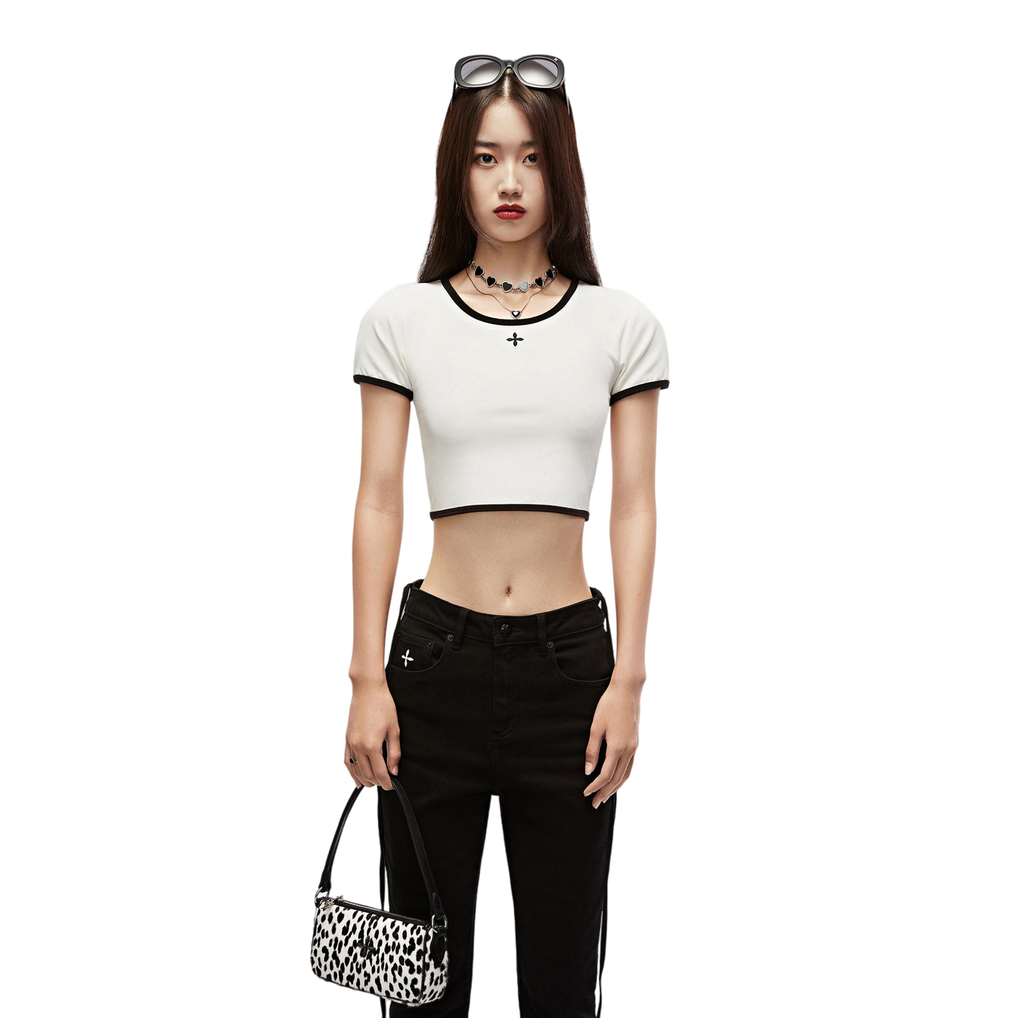 SMFK Compass Vintage Sports Short Body Tee White