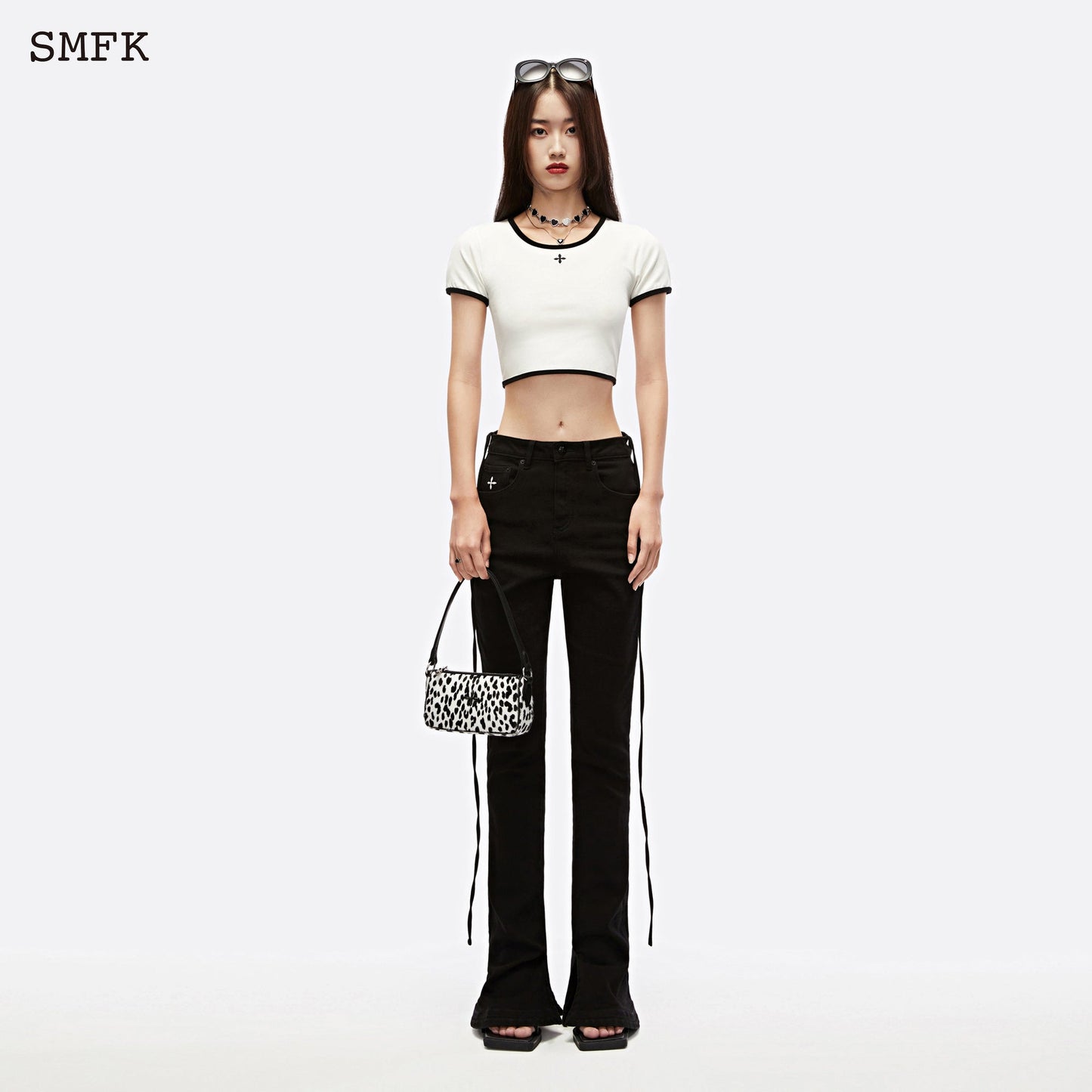 SMFK Compass Vintage Sports Short Body Tee White