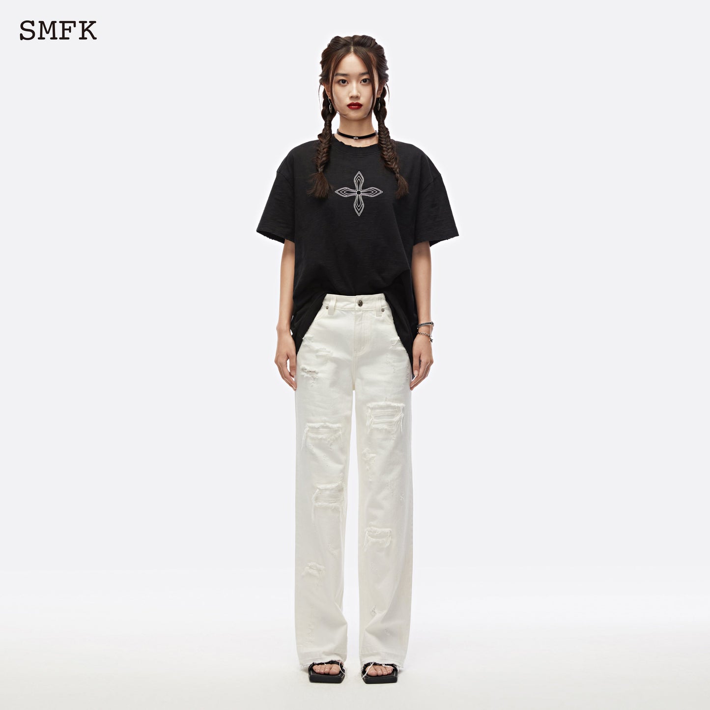 SMFK Compass vintage Wide Body Tee