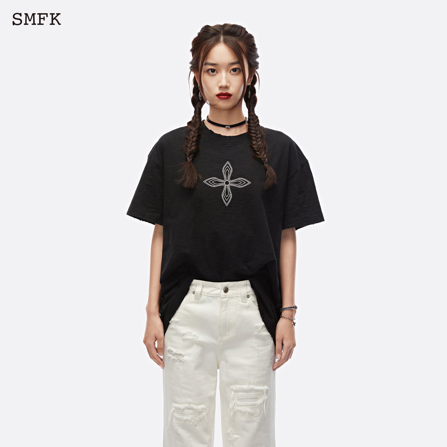 SMFK Compass vintage Wide Body Tee