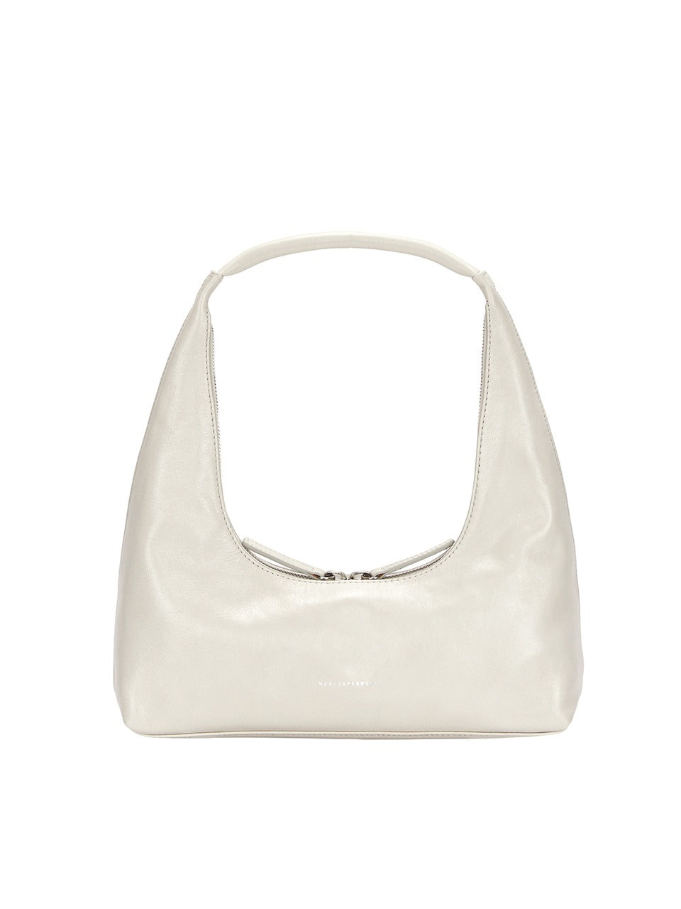 MARGESHERWOOD Hobo Shoulder_Cream Glossy Plain