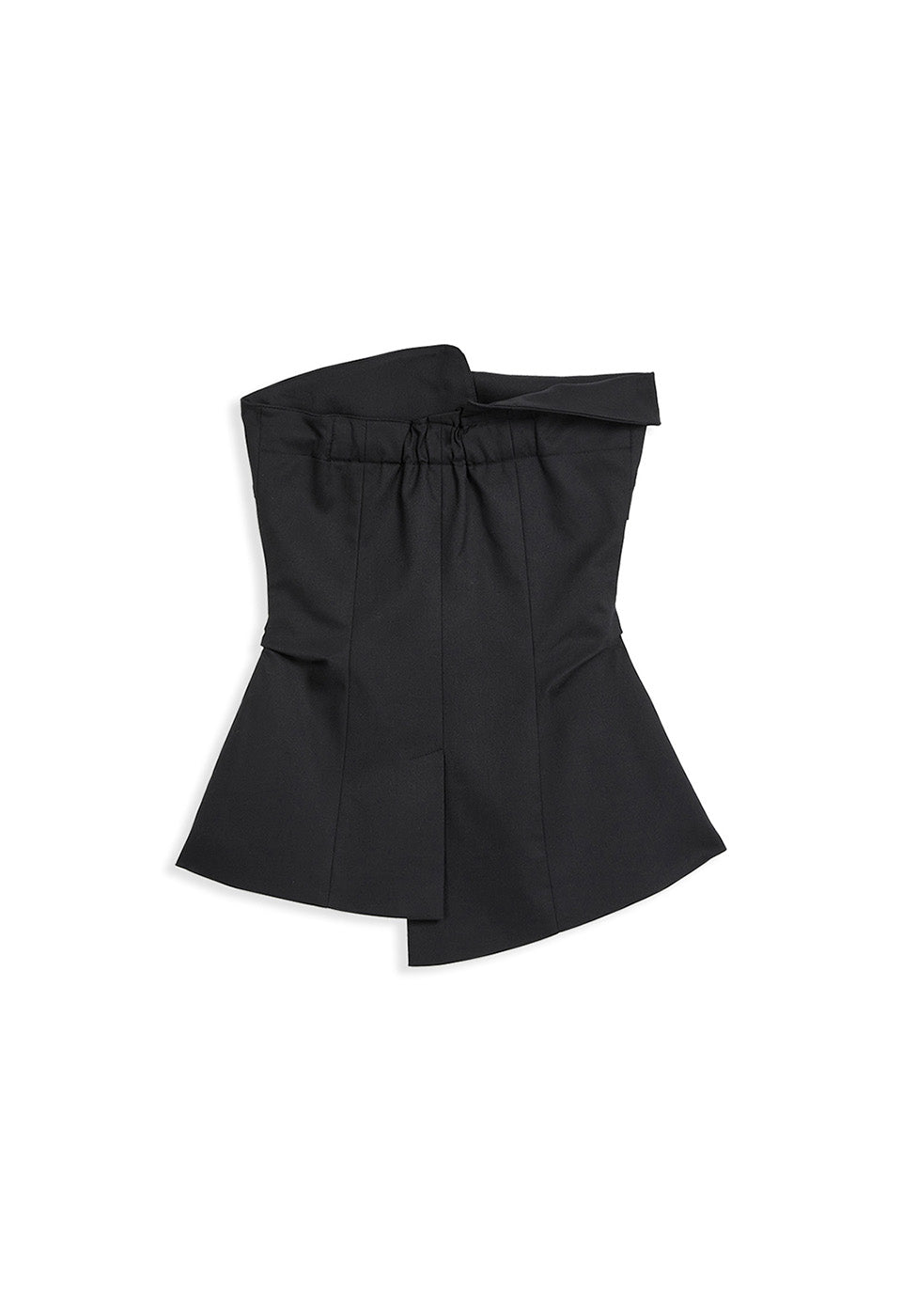 OPEN YY Unbalanced Bustier Black