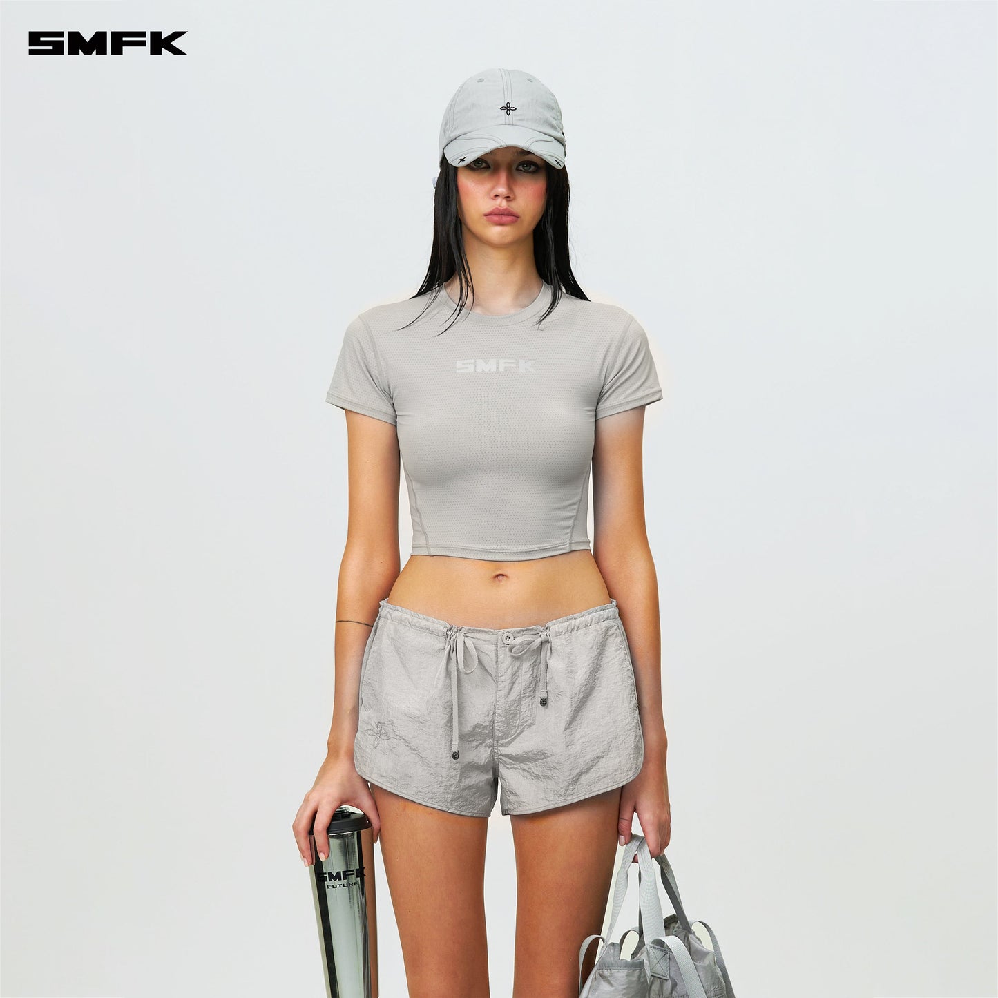 SMFK FUTURE Storm Low-Waist Jogging Shorts Starry Silver