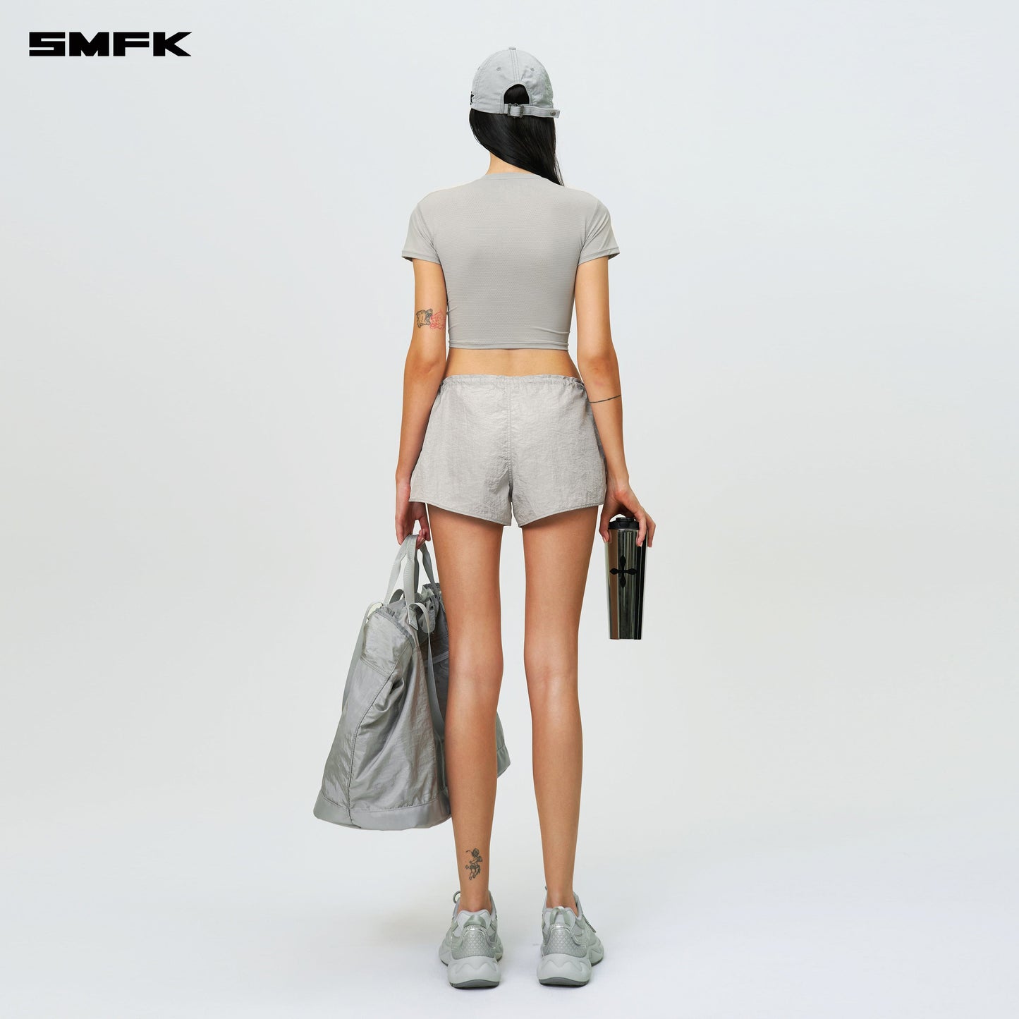 SMFK FUTURE Storm Low-Waist Jogging Shorts Starry Silver