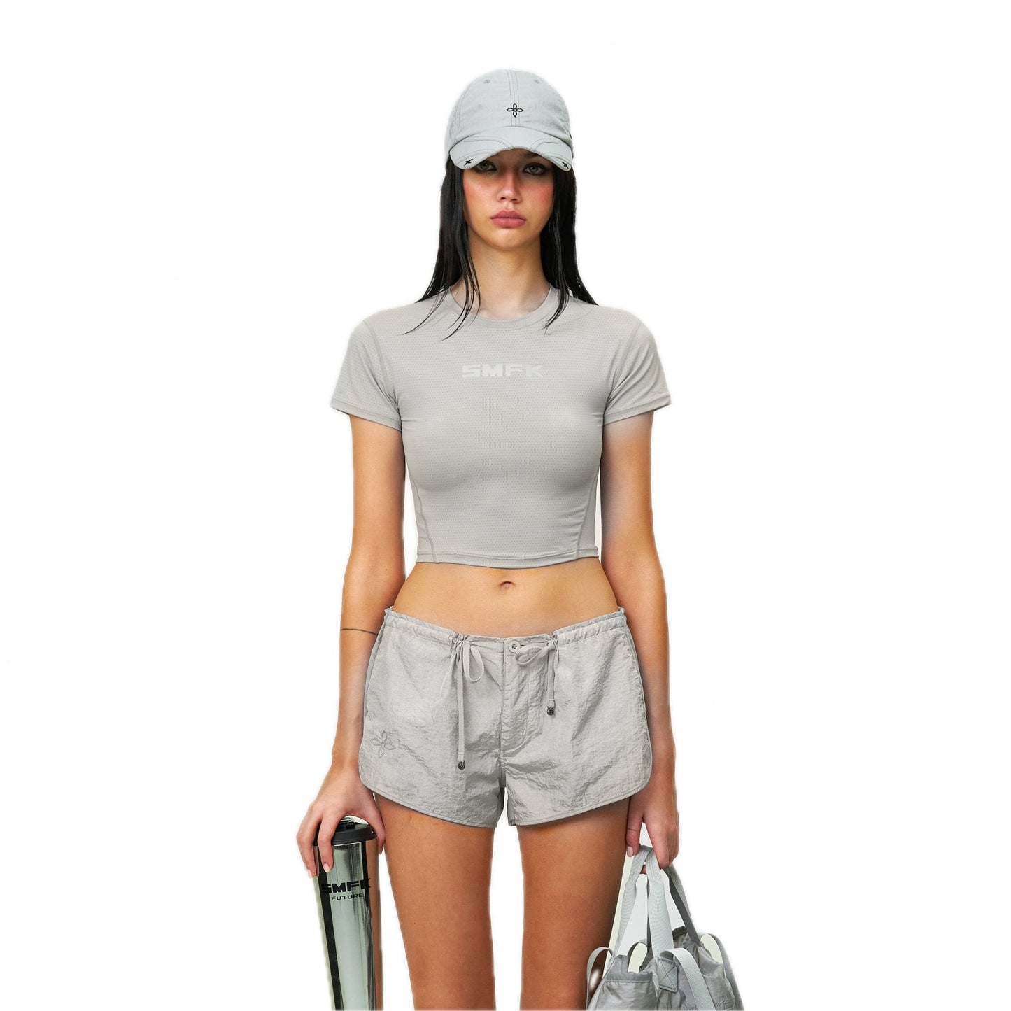 SMFK FUTURE Storm Low-Waist Jogging Shorts Starry Silver