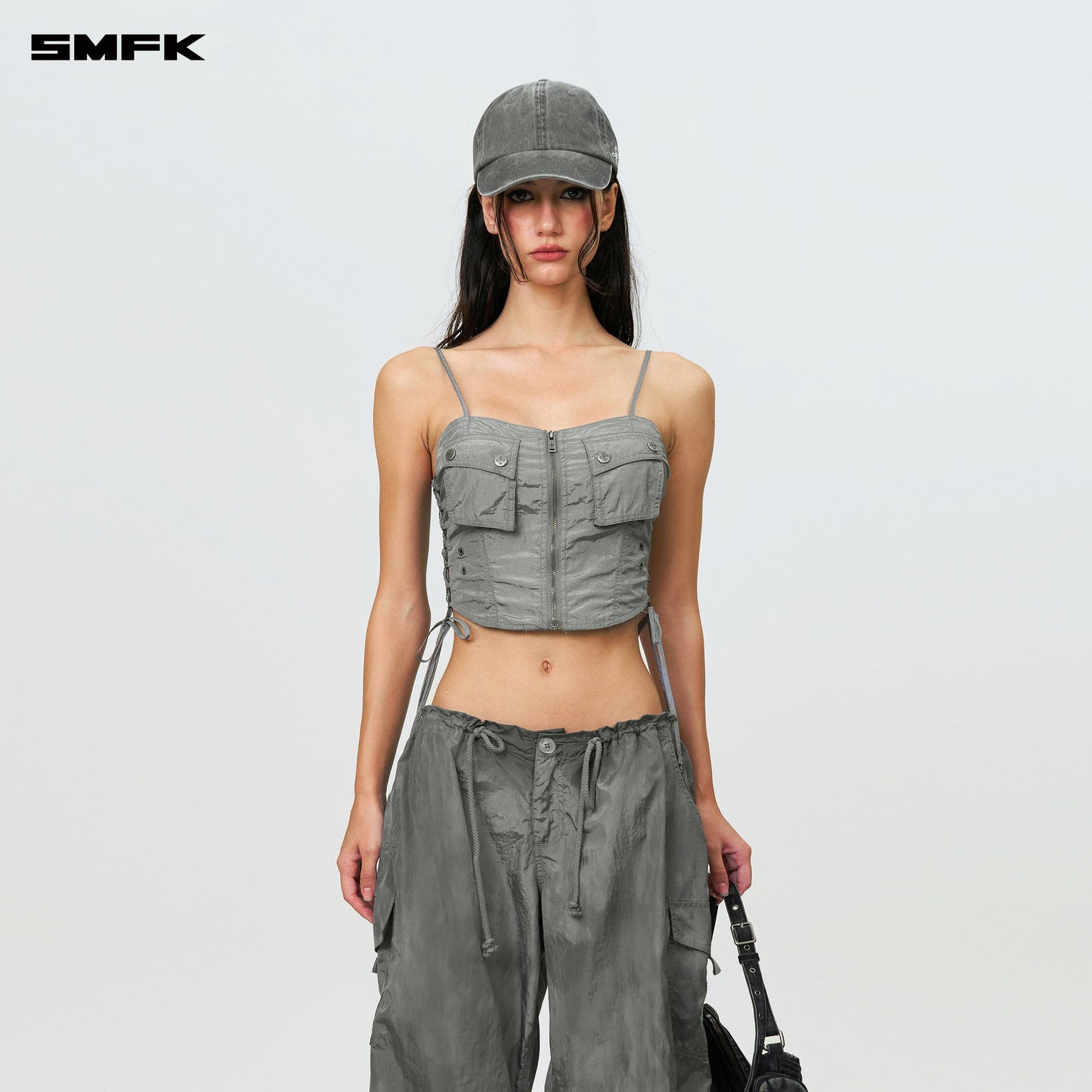 SMFK FUTURE Storm Utility Tank Top Dark Gray