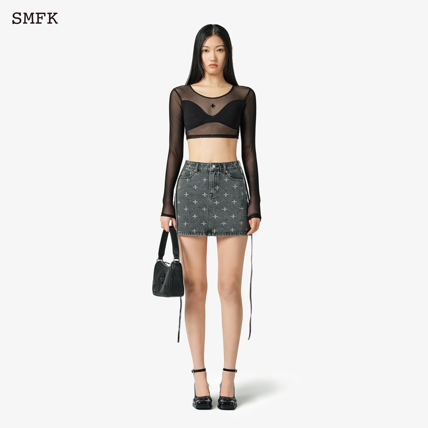 SMFK Garden Denim Skirt