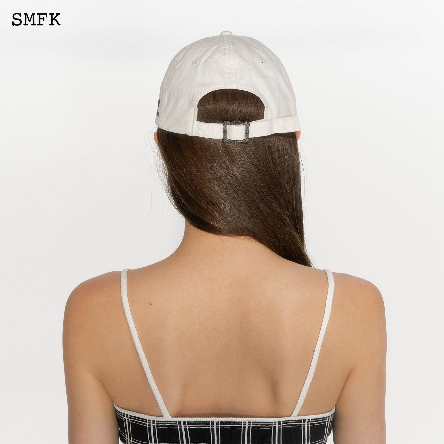 SMFK Model White Baseball Hat