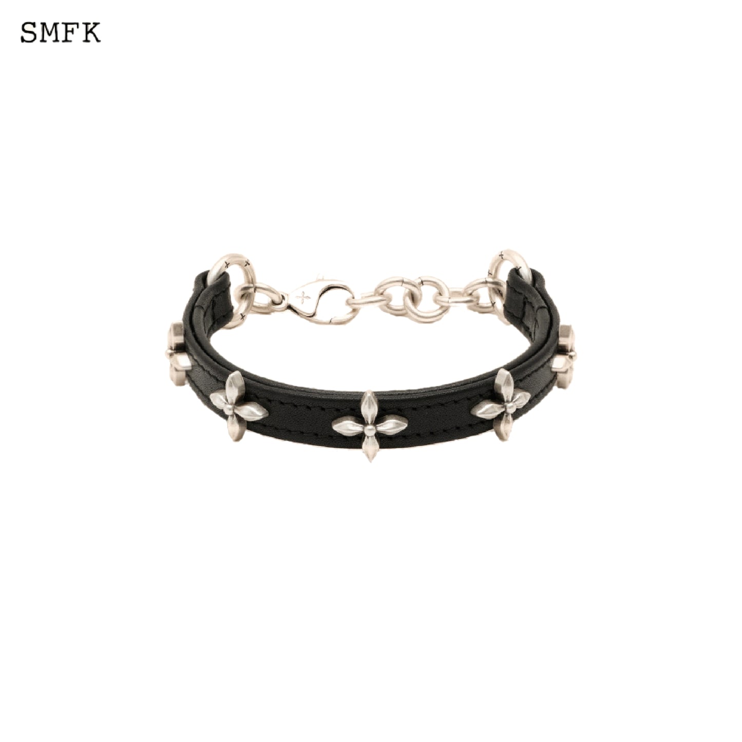 SMFK Compass Black Garden Leather Anklet the Black Garden
