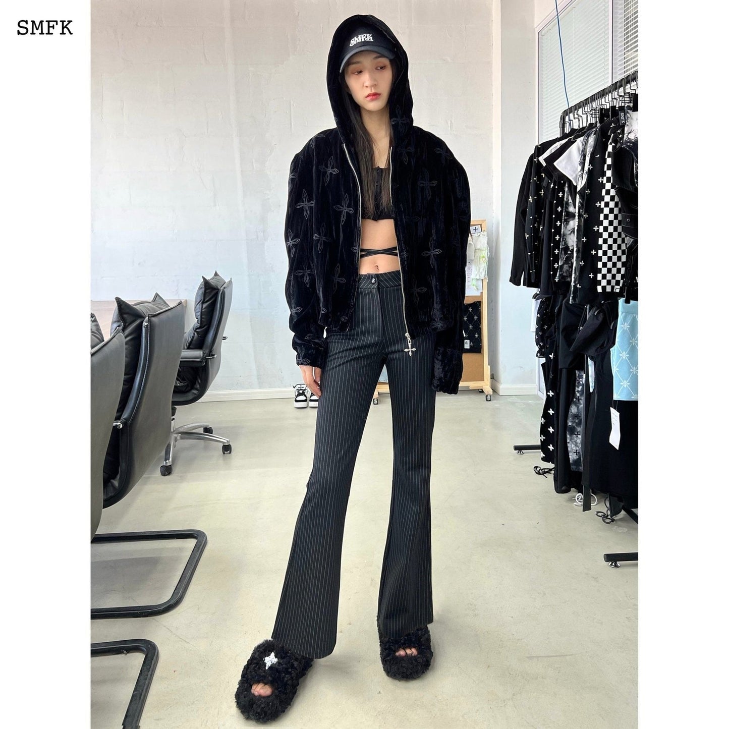 SMFK Striped Mermaid Classic Suit Pants