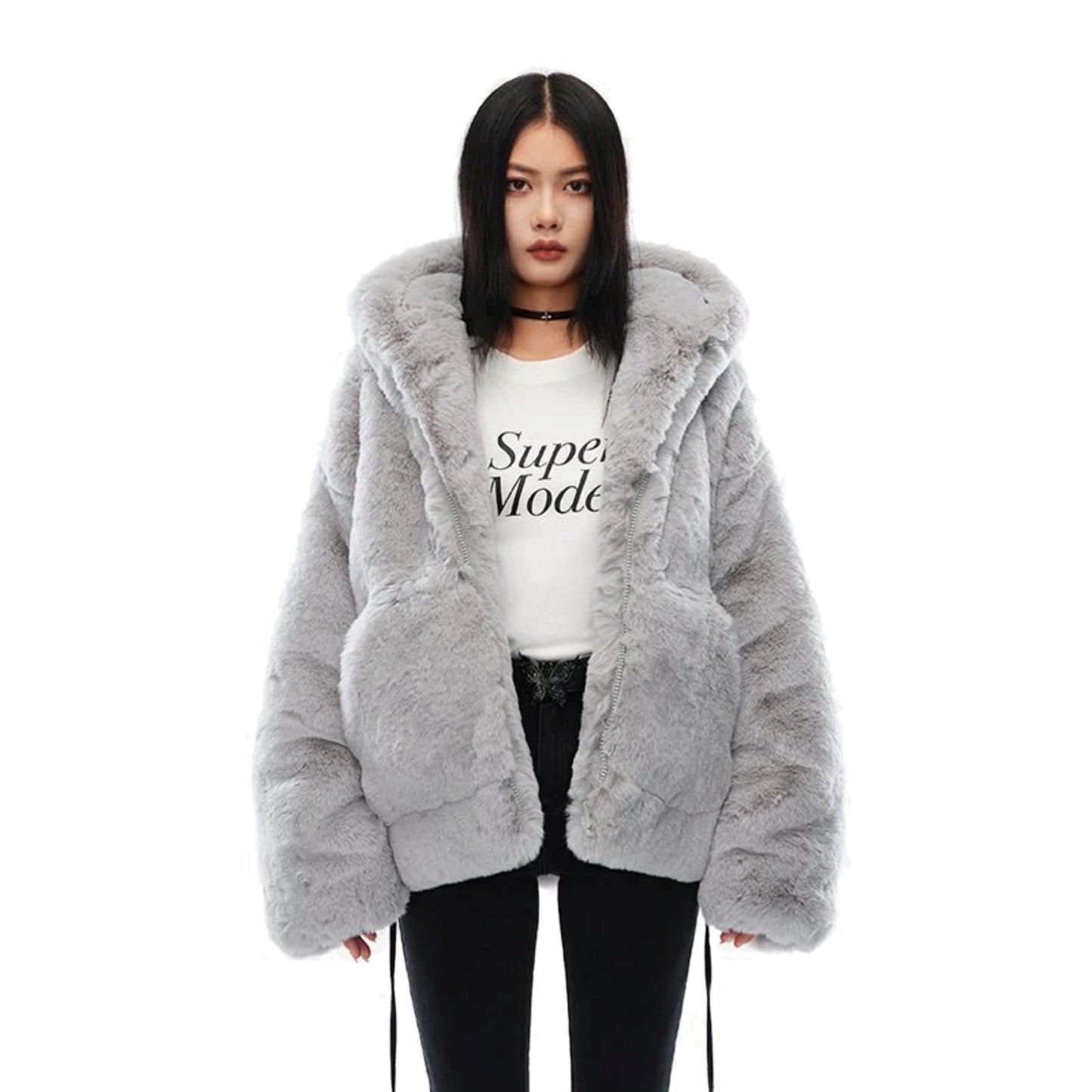 SMFK Snowman Hoodie Grey