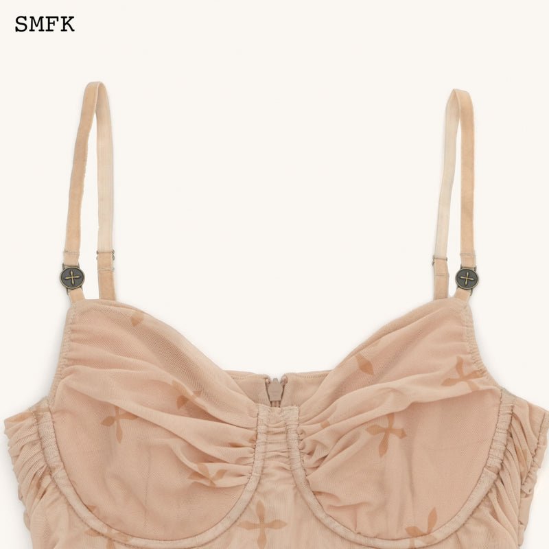 SMFK Temple Garden Sling Dress Nude