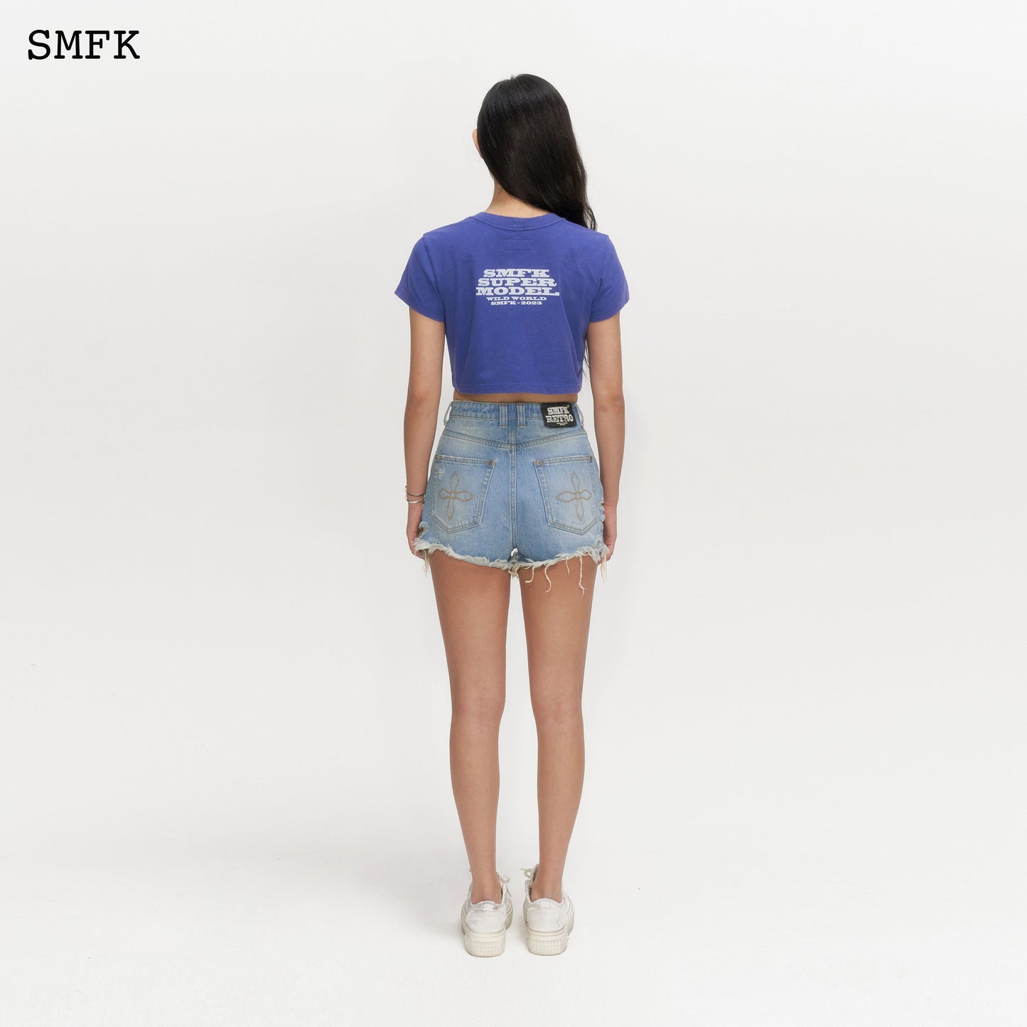 SMFK Wild World Short Blue Jeans