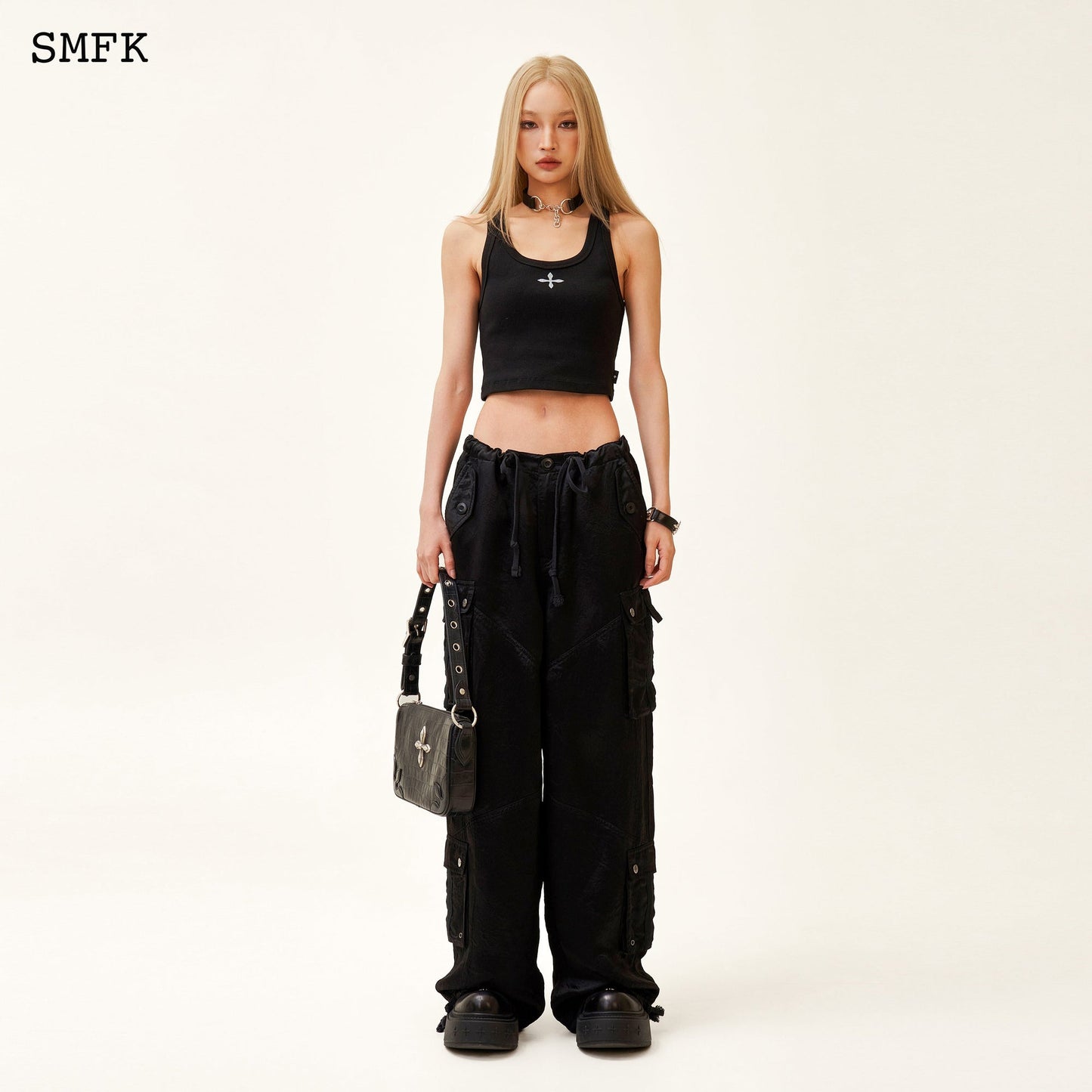 SMFK WildWorld Climbing Sporty Vest In Black