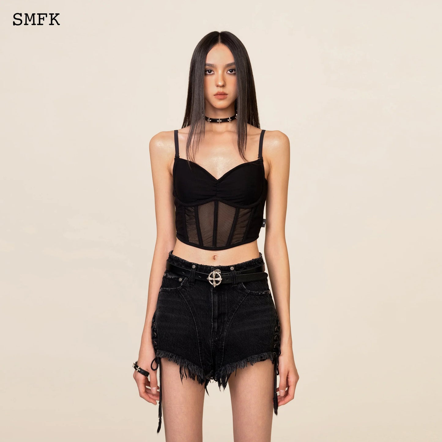SMFK WILDWORLD CORSET GOWN VEST TOP