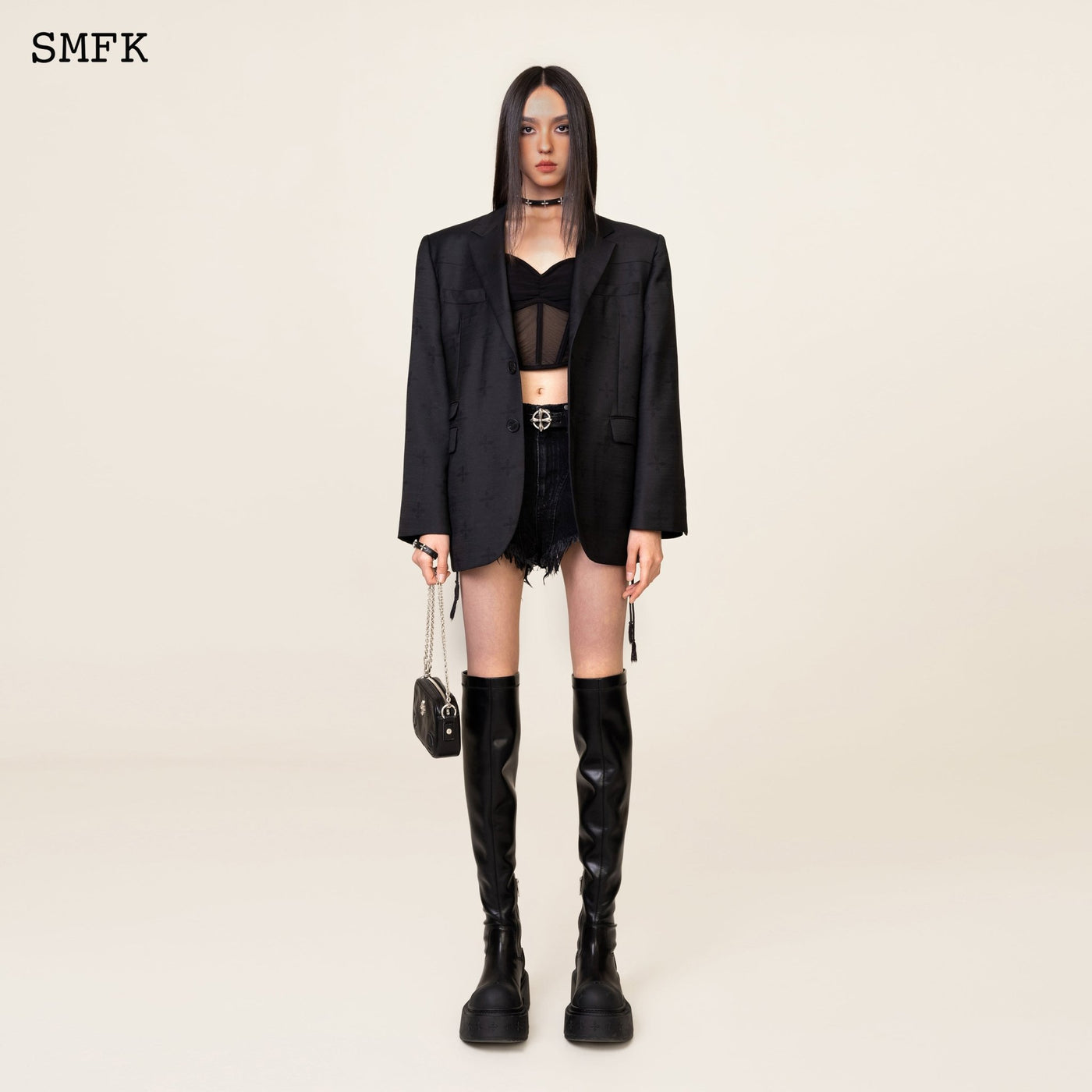 SMFK WILDWORLD CORSET GOWN VEST TOP