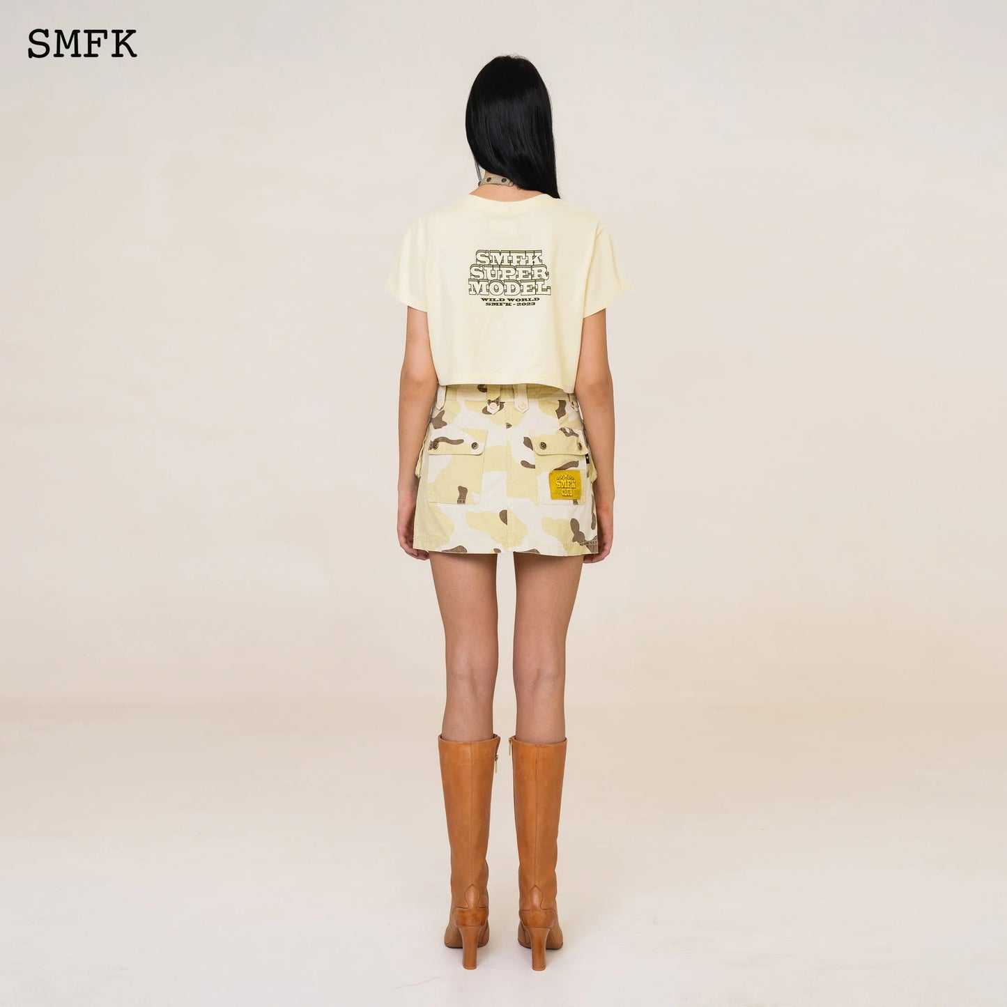 SMFK WildWorld Desert Camouflage Stray Mini Skirt