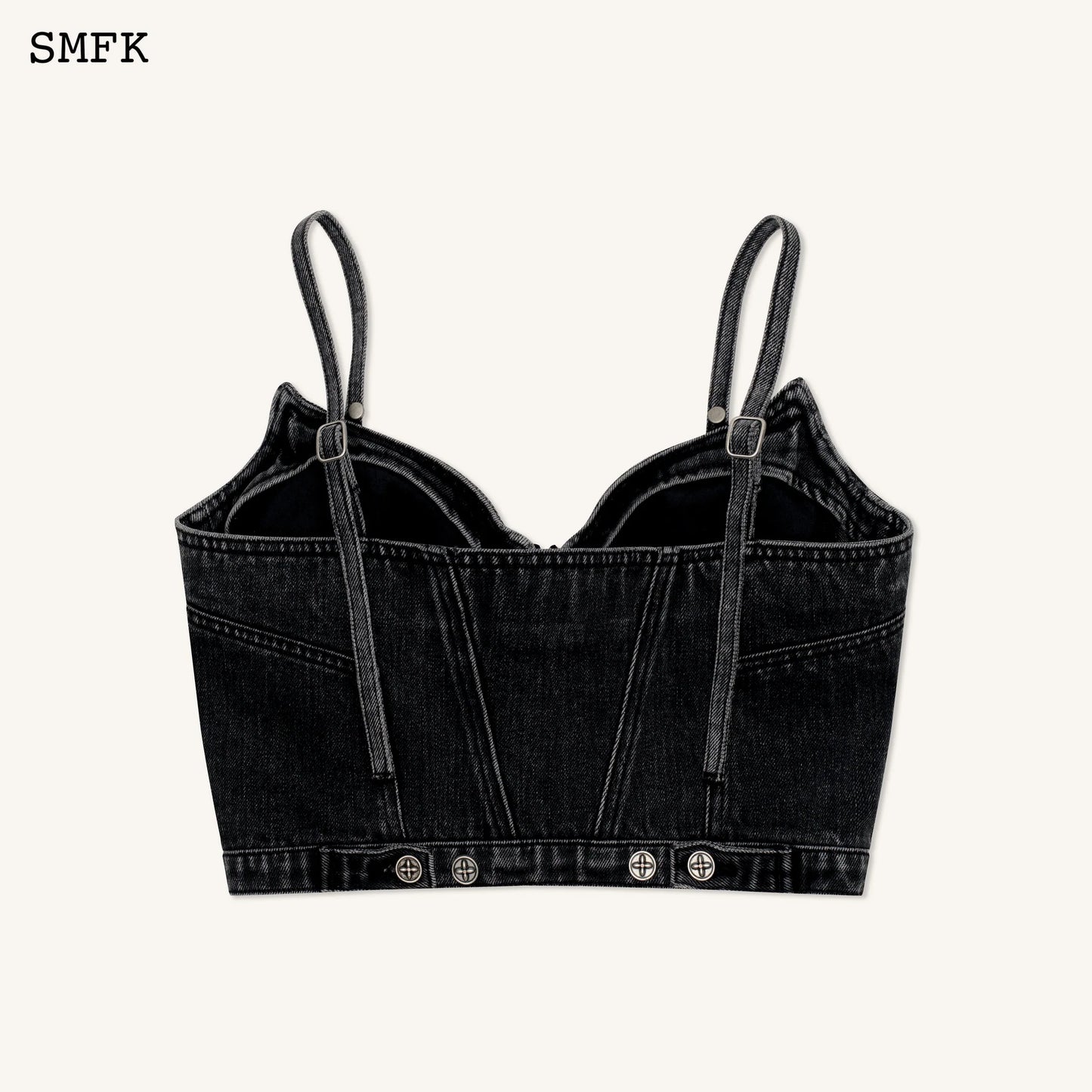 SMFK WildWorld Devil Denim Corset Vest