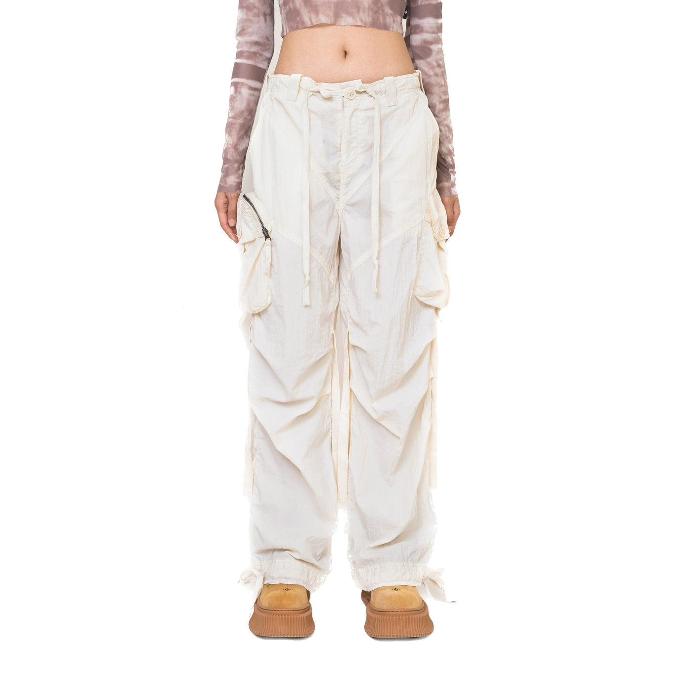 SMFK WildWorld Vintage Cream Paratrooper Pants