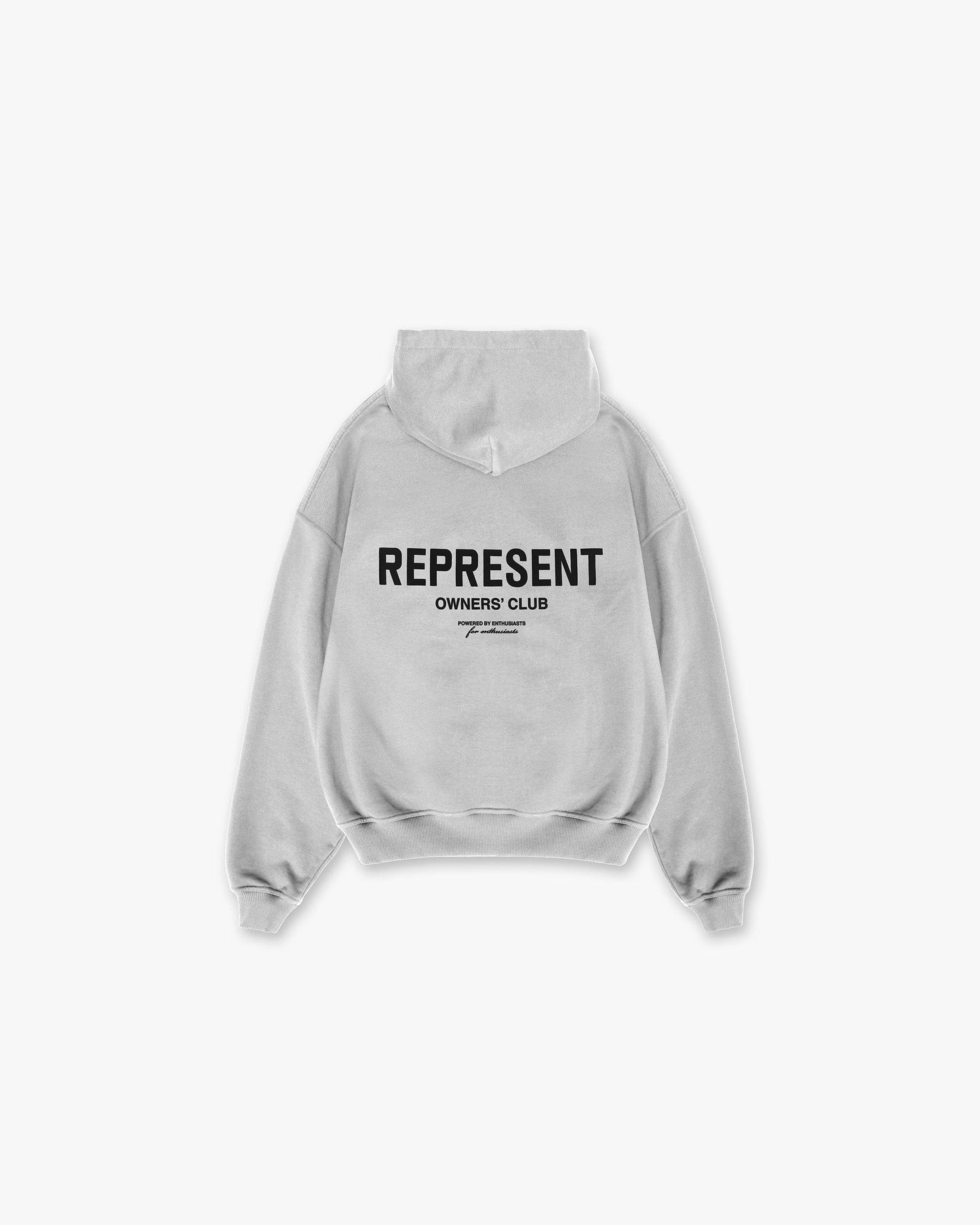 REPRESENT Represent Owners Club Zip Hoodie Ash Grey / Black