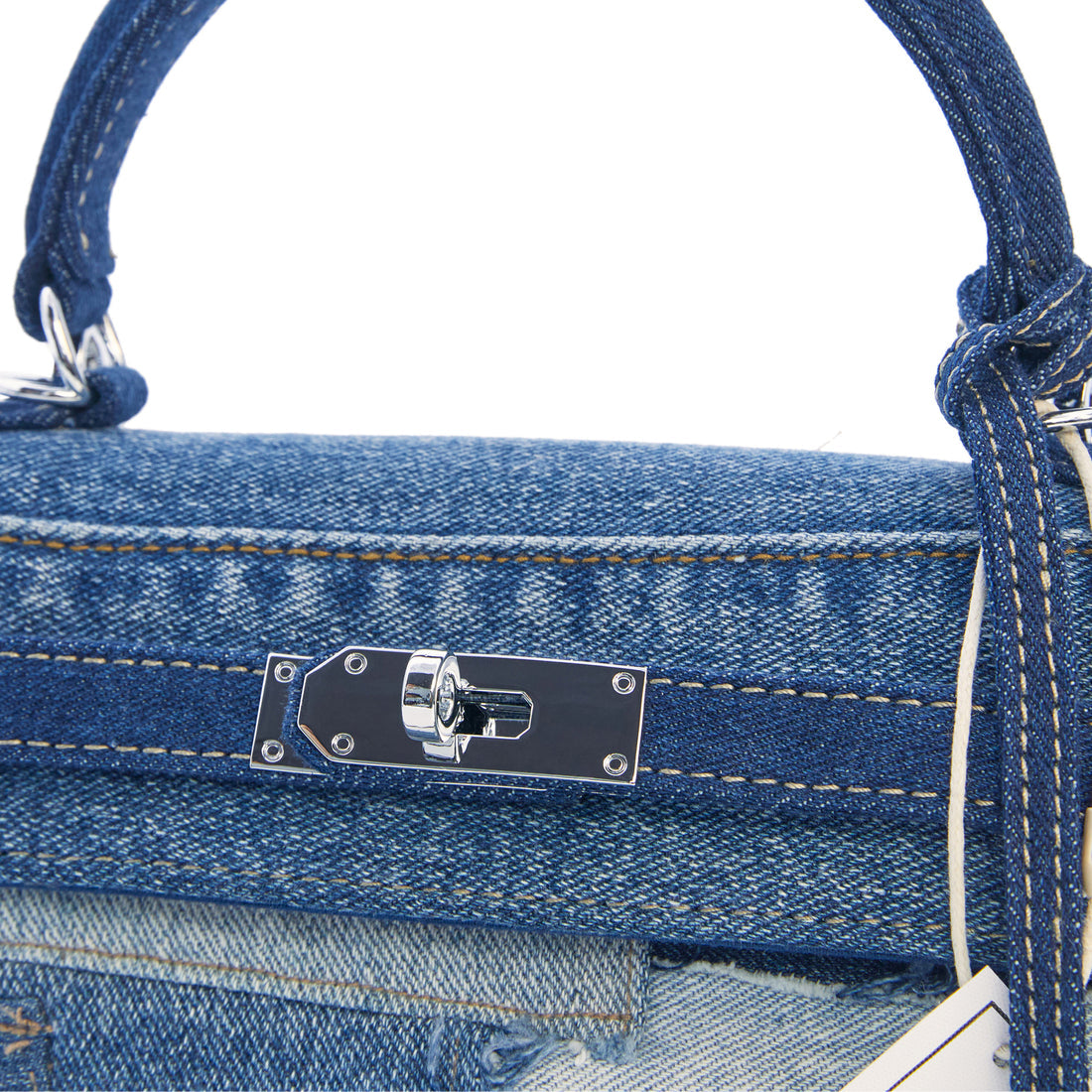 EMOTIONAL WORLD Reproduction-Vintage Shoulder Bag Multi Denim 25