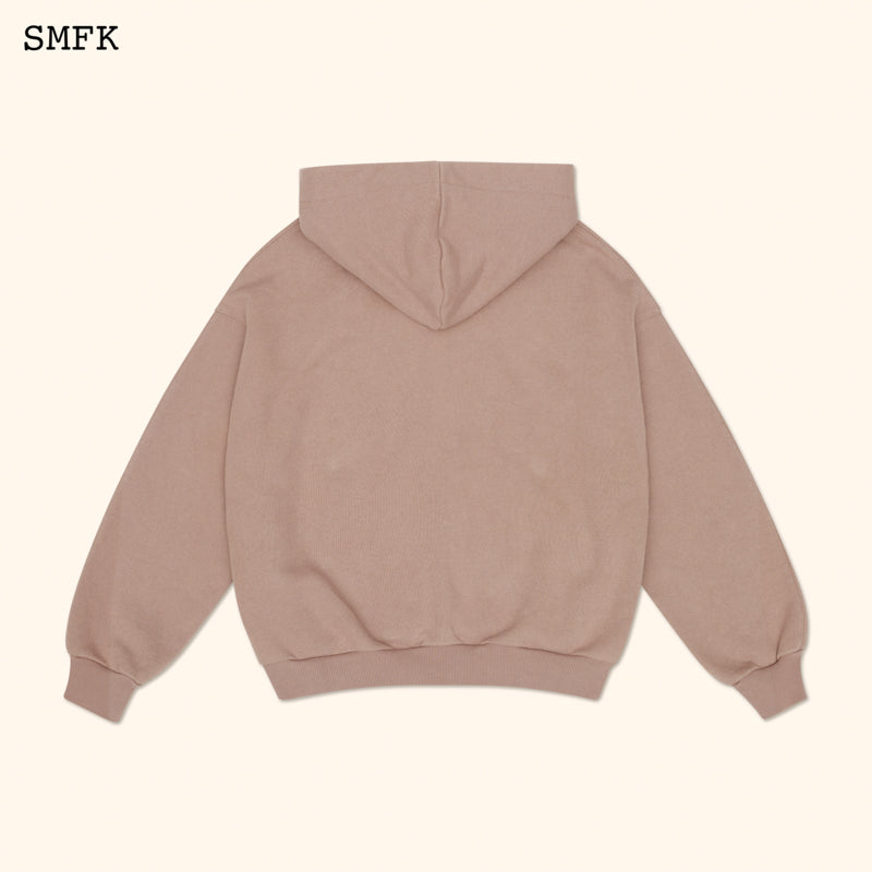 SMFK Compass Cross Pattern Classic Zipper Hoodie Dark Skin