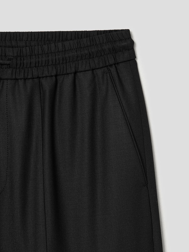 JUUN.J Wool-blended Cargo Jogger Pants Black