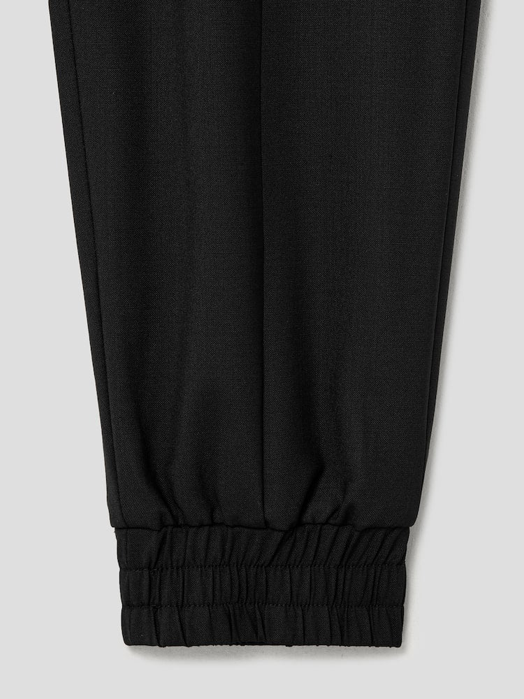 JUUN.J Wool-blended Cargo Jogger Pants Black