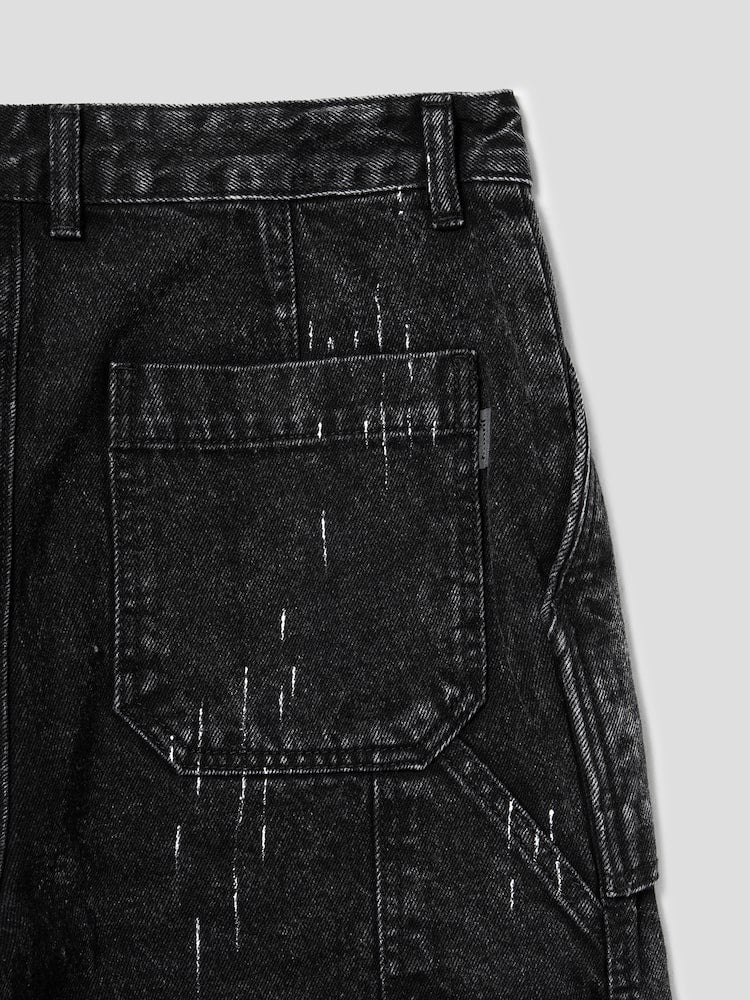 JUUN.J Denim Painter Pants Black