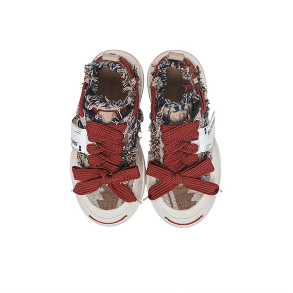 SMILE REPUBLIC Dark Brown/ Woolen Brown