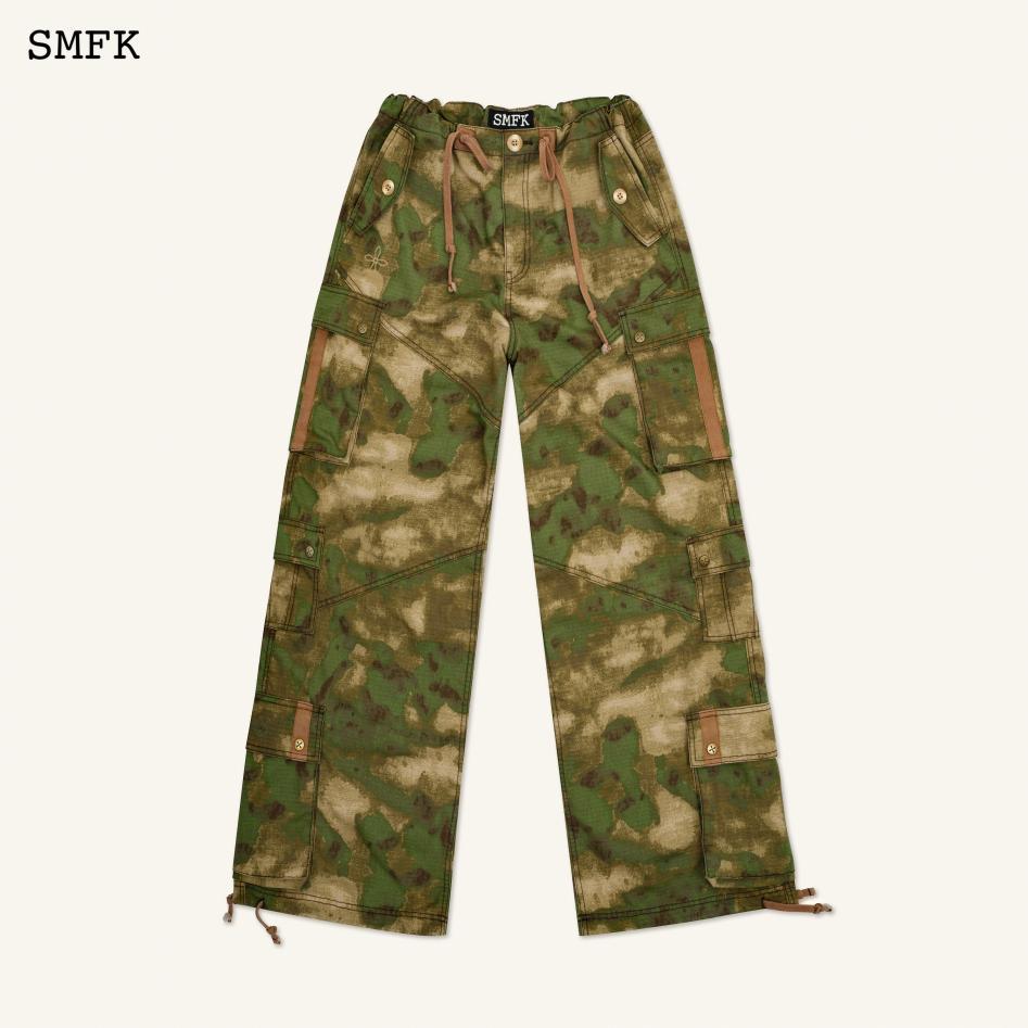 SMFK Compass Cobra Thermal Camo Vintage Paratrooper Pants
