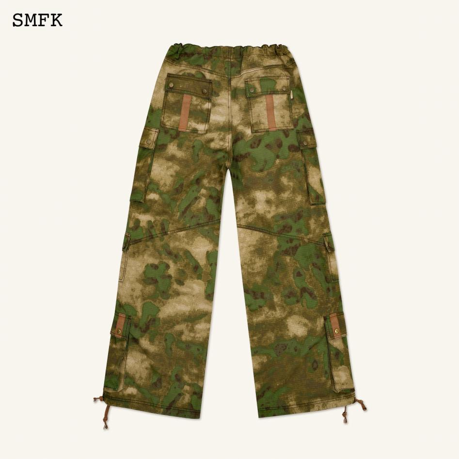 SMFK Compass Cobra Thermal Camo Vintage Paratrooper Pants