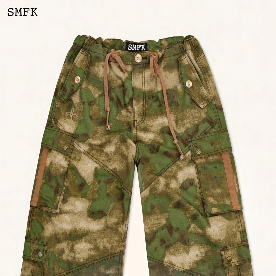 SMFK Compass Cobra Thermal Camo Vintage Paratrooper Pants