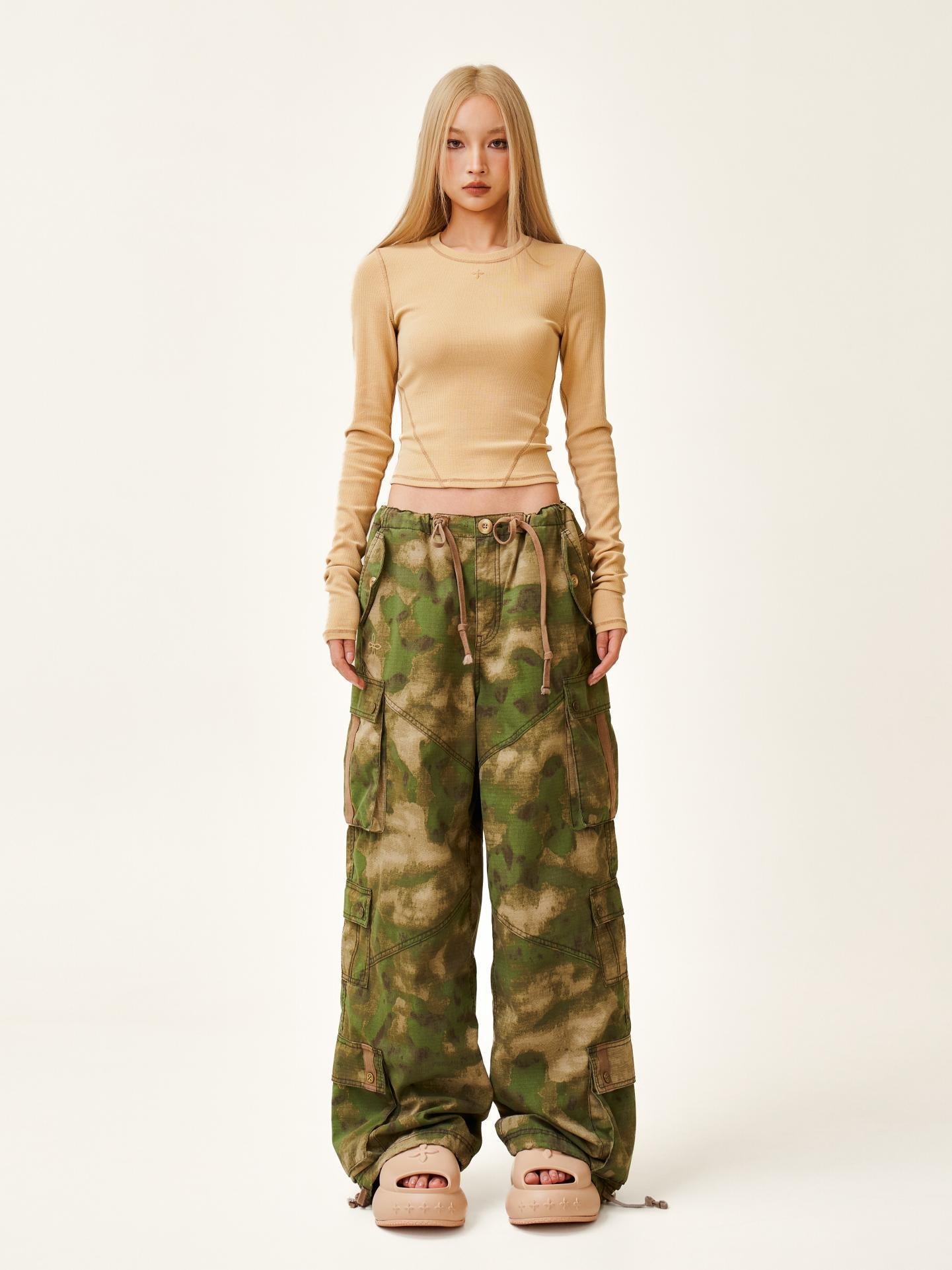 SMFK Compass Cobra Thermal Camo Vintage Paratrooper Pants