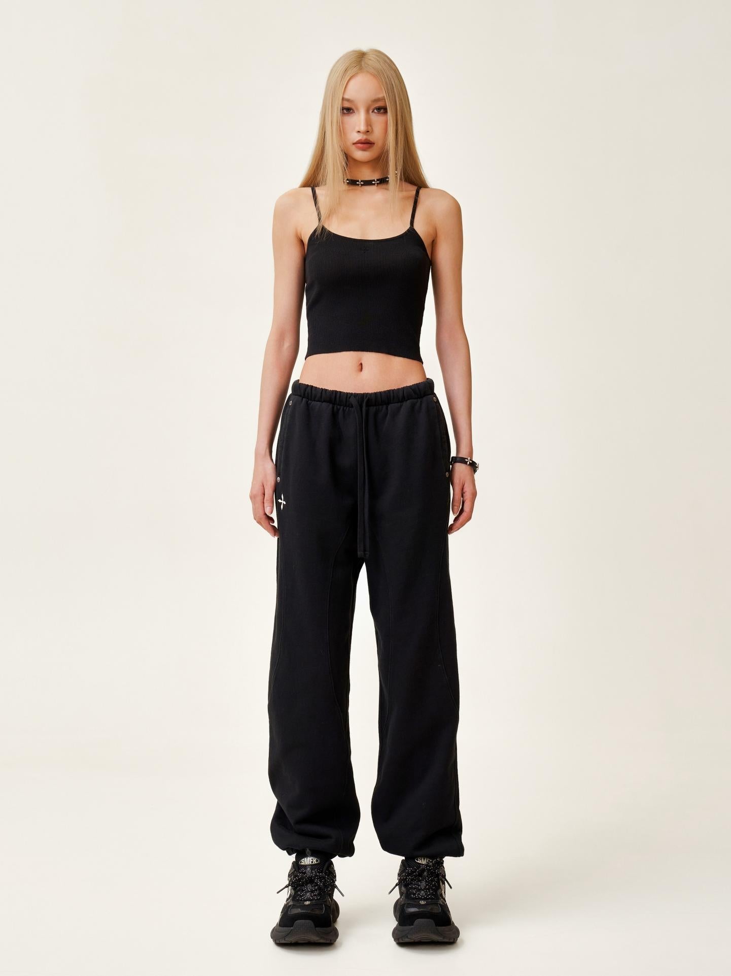 SMFK Compass Rush Punch Jogger Sweatpants Black