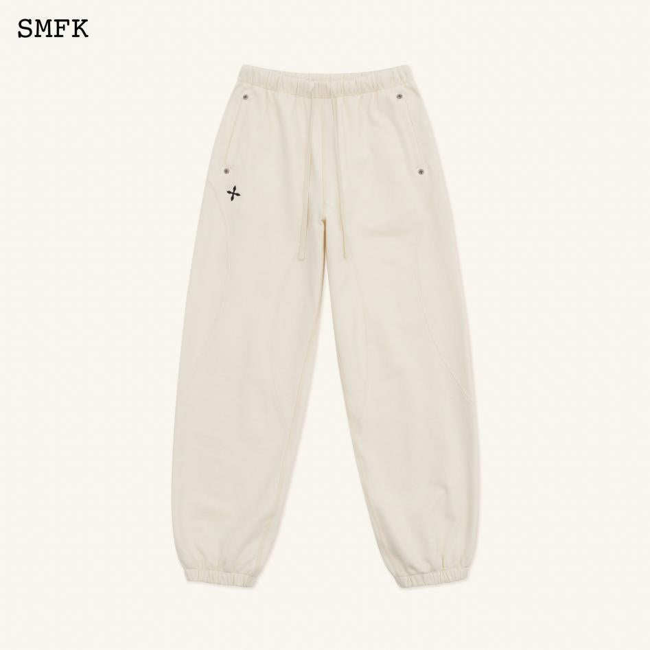 SMFK Compass Rush Punch Jogger Sweatpants White