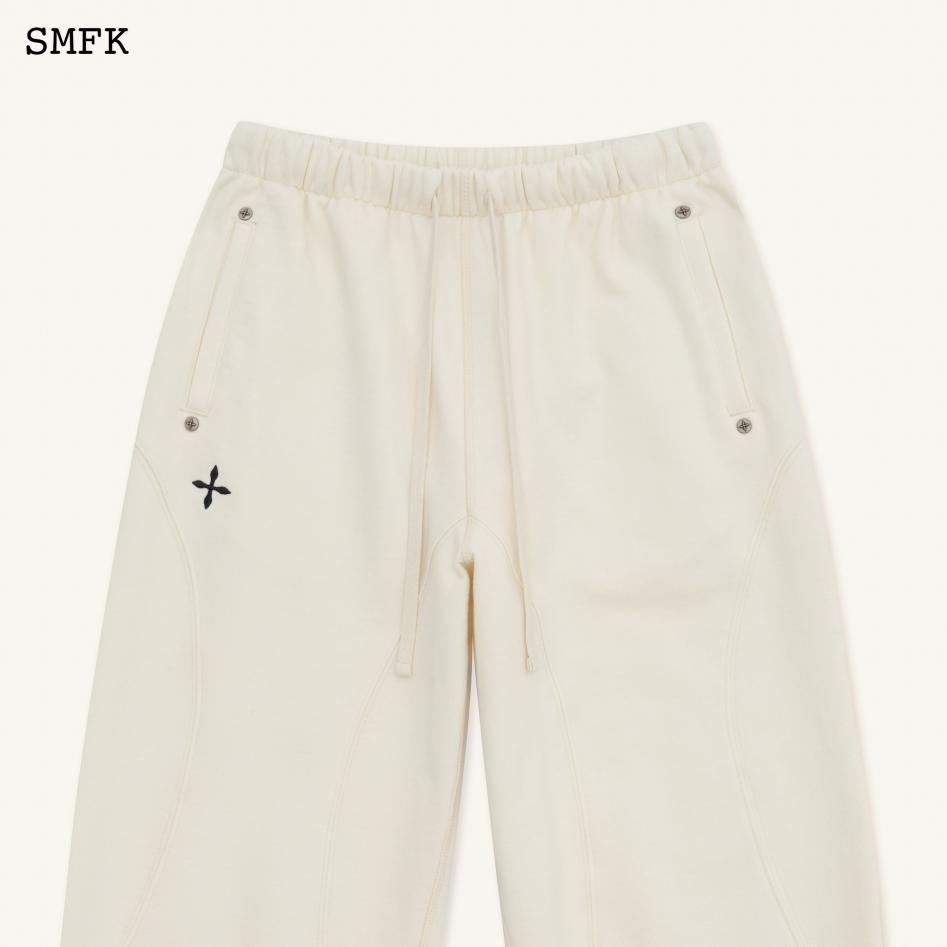 SMFK Compass Rush Punch Jogger Sweatpants White