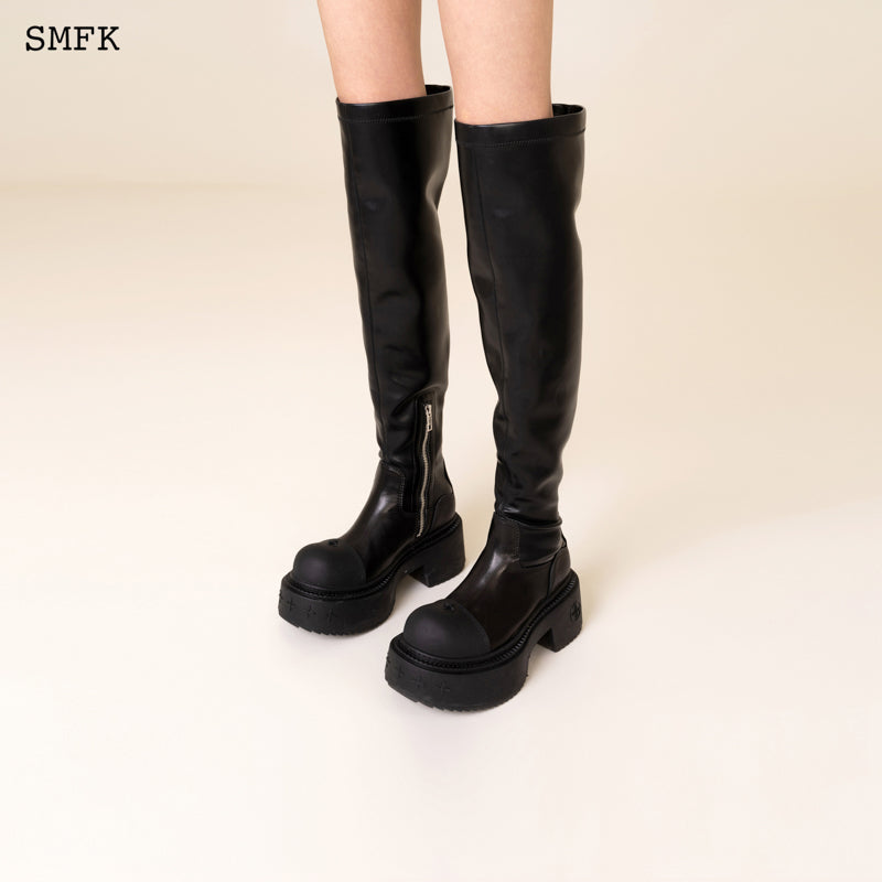 SMFK Compass Wilderness High Riding Boots Black