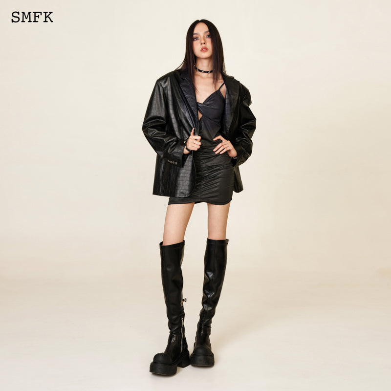 SMFK Compass Wilderness High Riding Boots Black