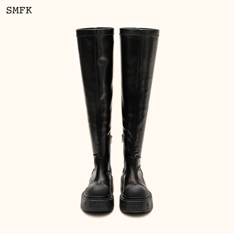 SMFK Compass Wilderness High Riding Boots Black