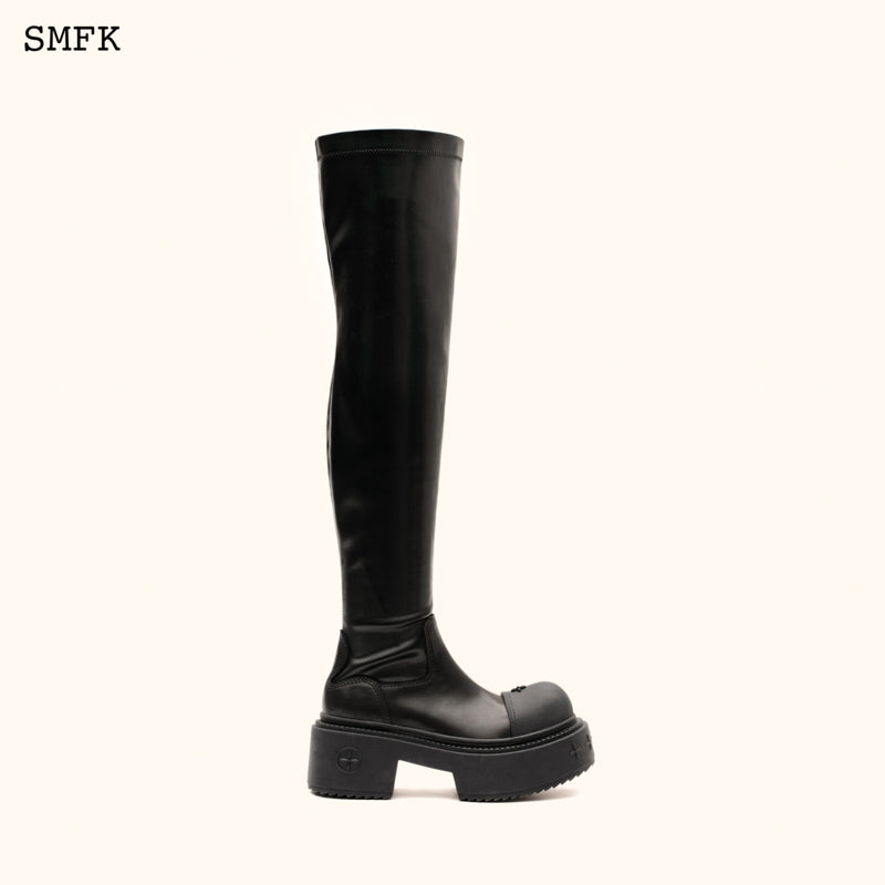 SMFK Compass Wilderness High Riding Boots Black