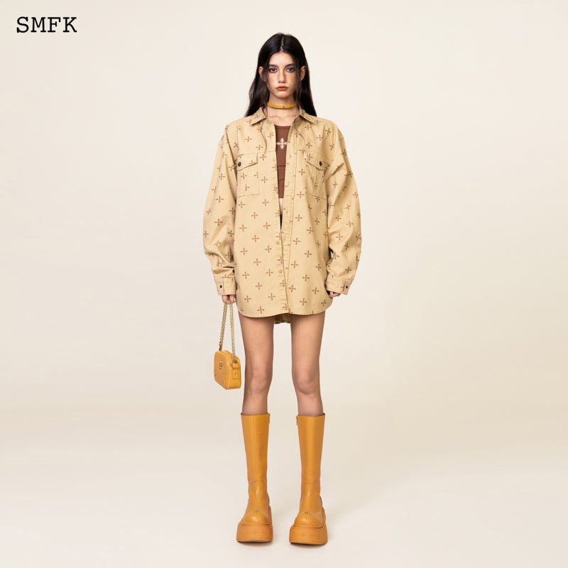 SMFK Compass Garden Wide Cargo Shirt Desert Garden