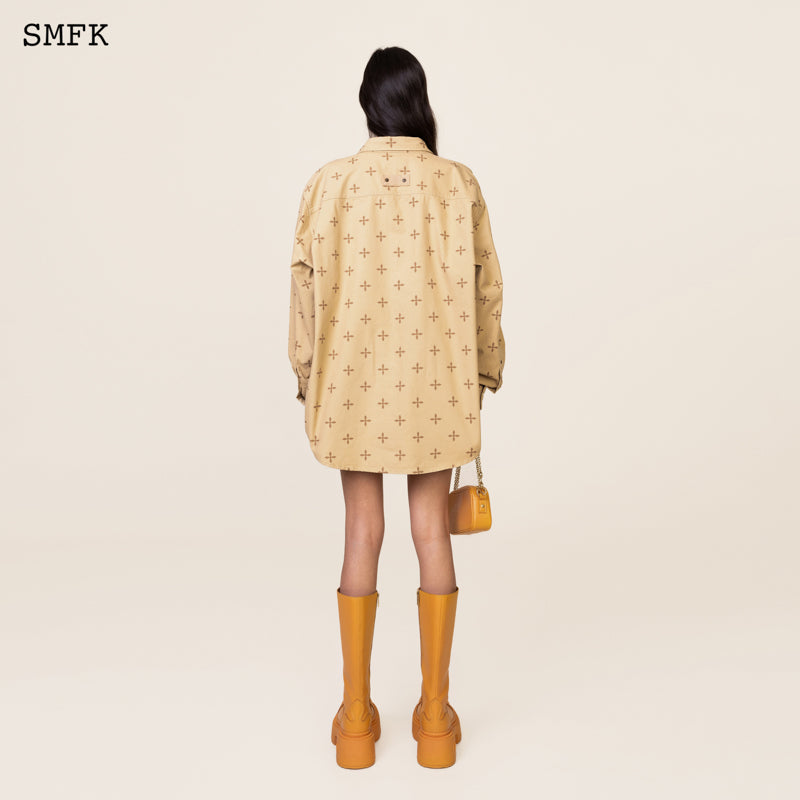 SMFK Compass Garden Wide Cargo Shirt Desert Garden