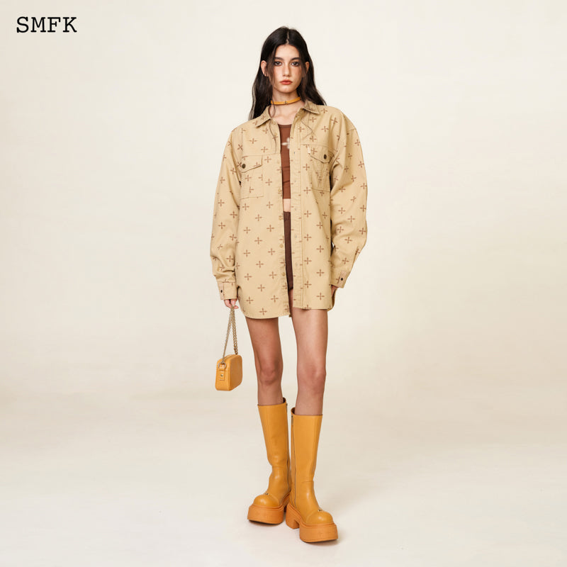 SMFK Compass Garden Wide Cargo Shirt Desert Garden