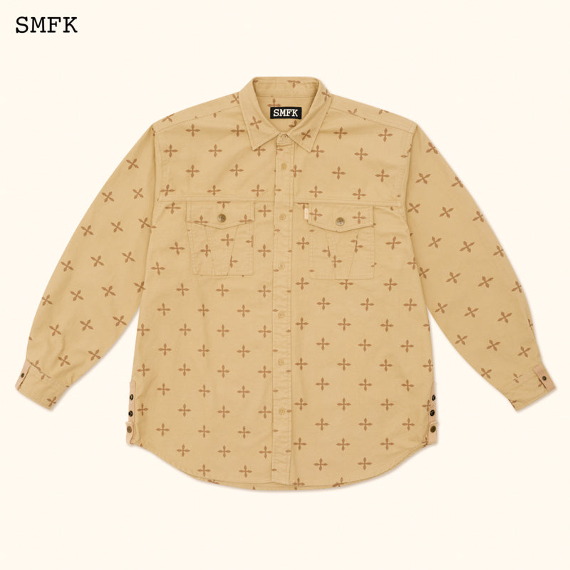 SMFK Compass Garden Wide Cargo Shirt Desert Garden