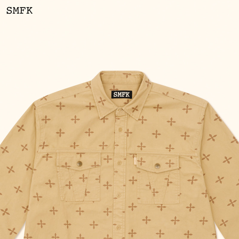 SMFK Compass Garden Wide Cargo Shirt Desert Garden